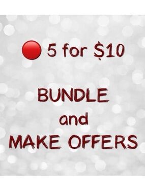 🔴 5 for $10 RED DOT BUNDLE SALE